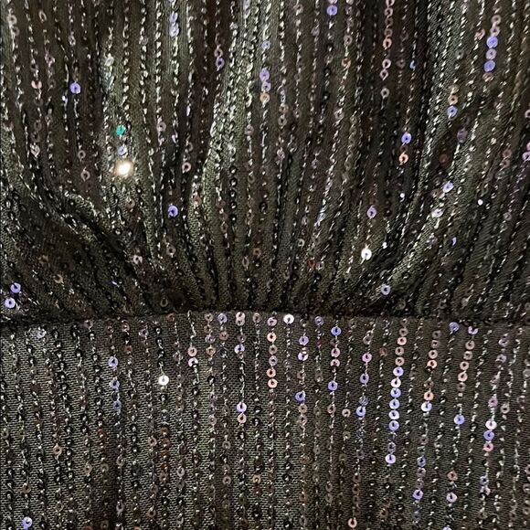 Sparkling Navy Sequin Dress - Picture 4 of 13